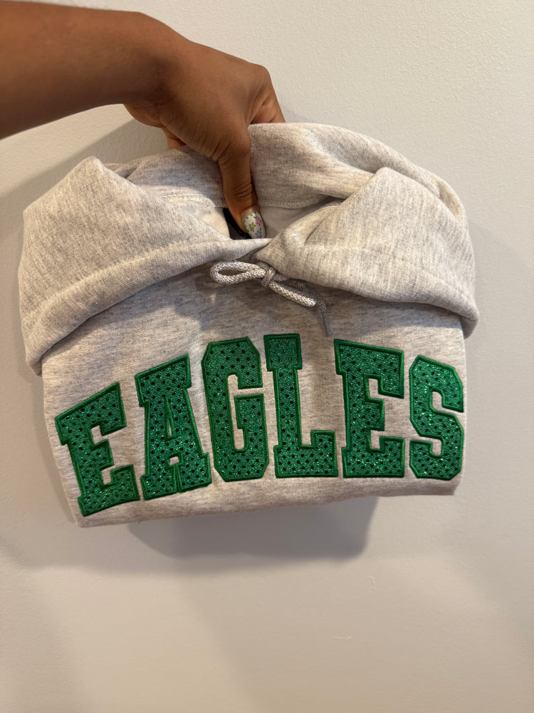 OFE Orchard Farm Eagles Sequin Appliqué Sweatshirt – Sparkle School Spirit Wear