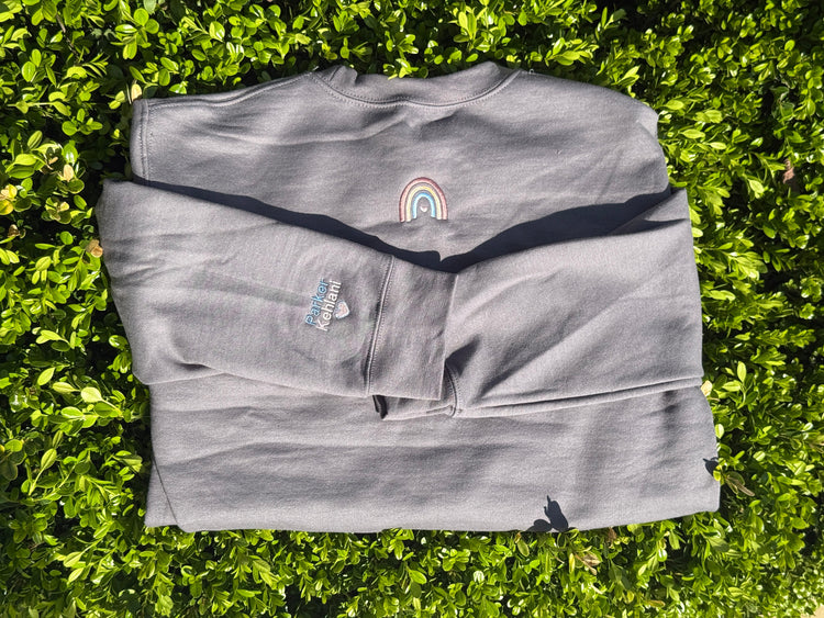 Baby Blanket Embroidered Crewneck - MAMA Keepsake Sweatshirt