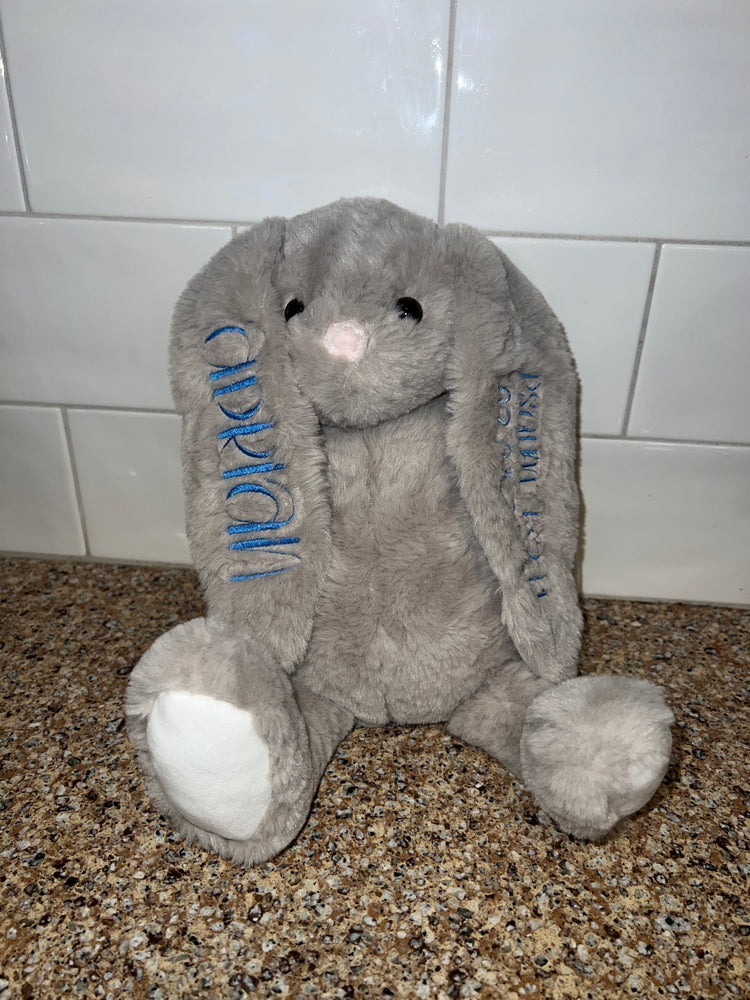 Embroidered Stuffed Bunny