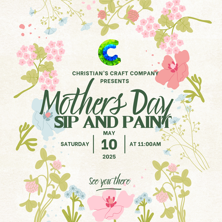 Sip & Paint Door Hanger Event Ticket
