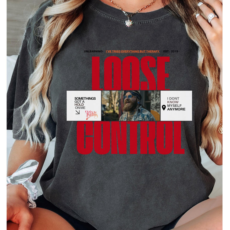 Teddy Swims "Loose Control" Comfort Colors Graphic Design T-Shirt | Limited Edition Loose Control T-Shirt