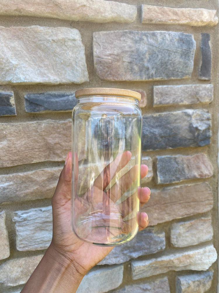 16 oz. Sublimation Glass Beer Can