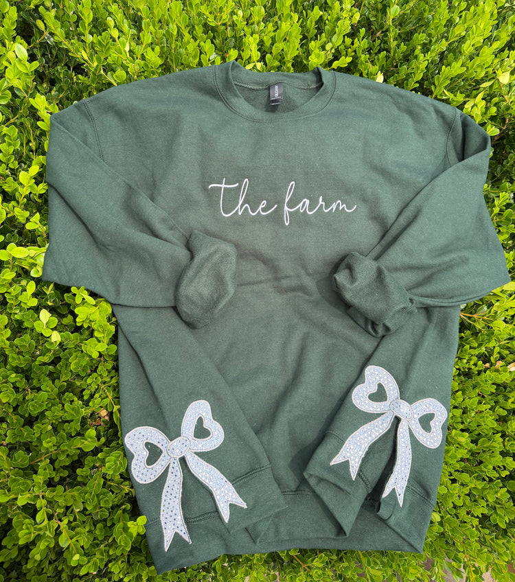 THE FARM Bow Sweatshirt