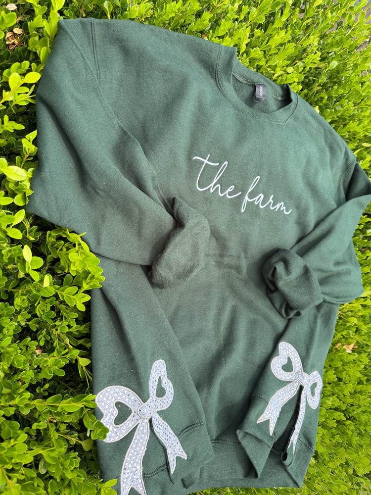 THE FARM Bow Sweatshirt