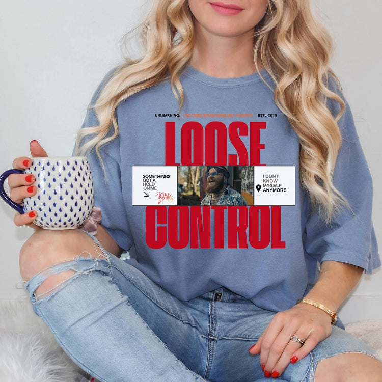 Teddy Swims "Loose Control" Comfort Colors Graphic Design T-Shirt | Limited Edition Loose Control T-Shirt