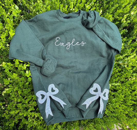 Eagles Bow Sweatshirt