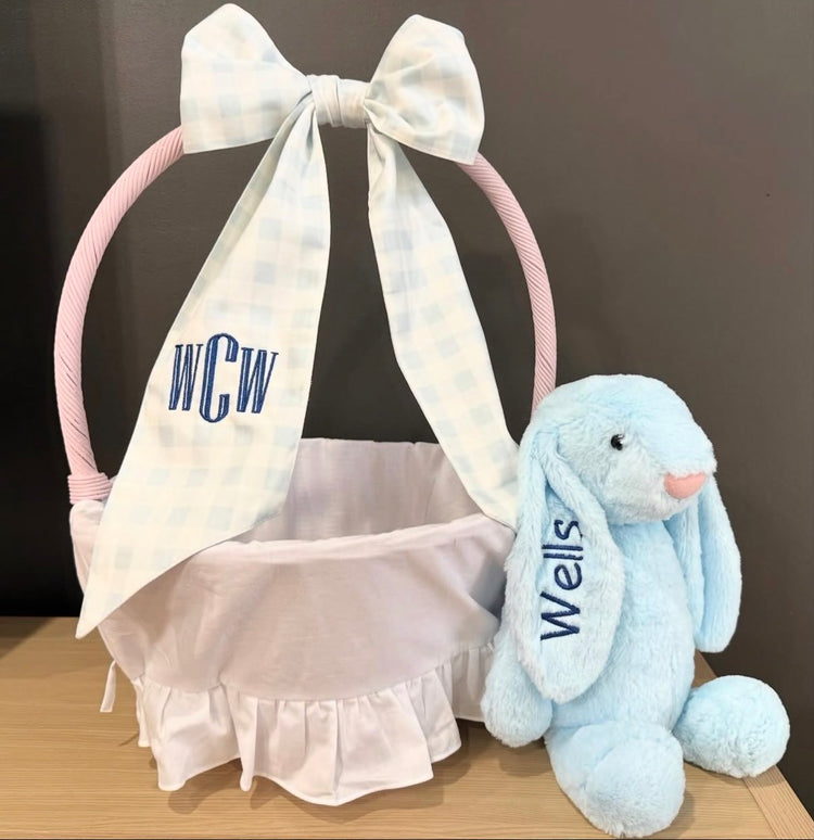 Embroidered Stuffed Bunny