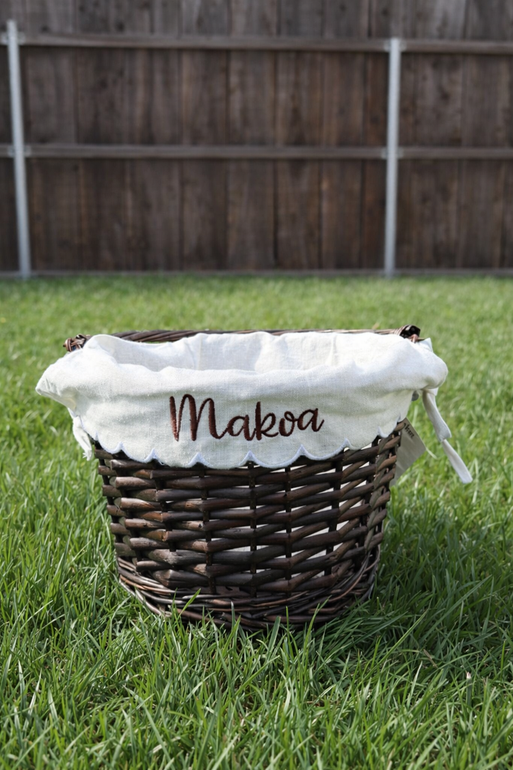 Embroidered Easter Basket
