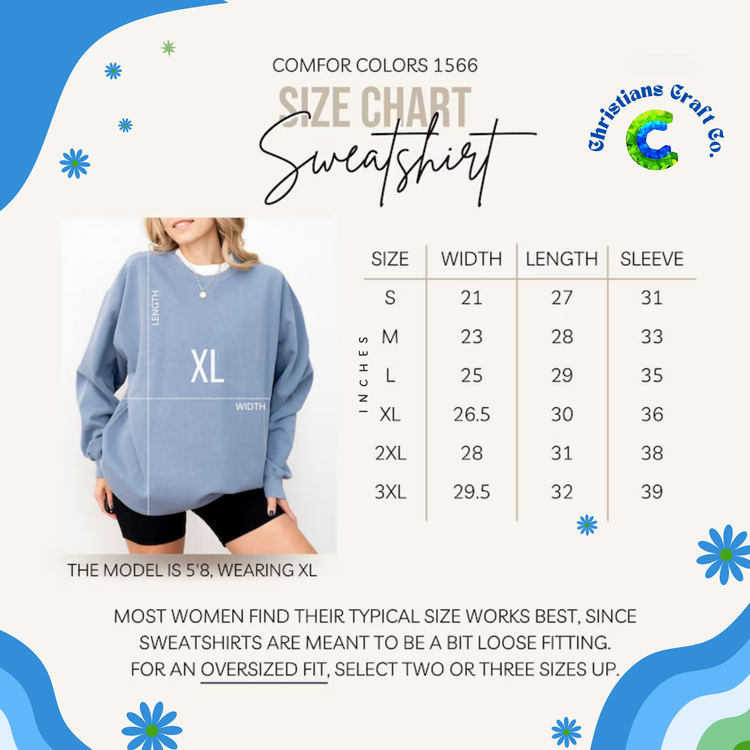 Custom Embroidered Quarter Zip Sweatshirt | Embroidered Comfort Colors Crewneck