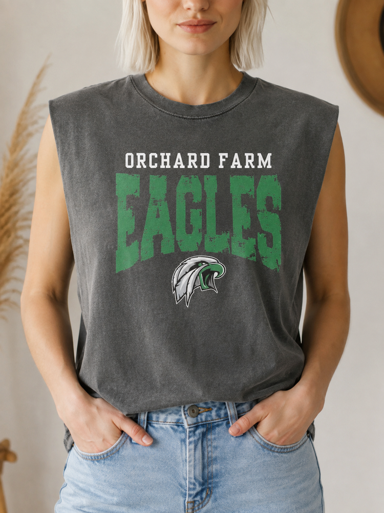 Orchard Farm Eagles Vintage Muscle Tank