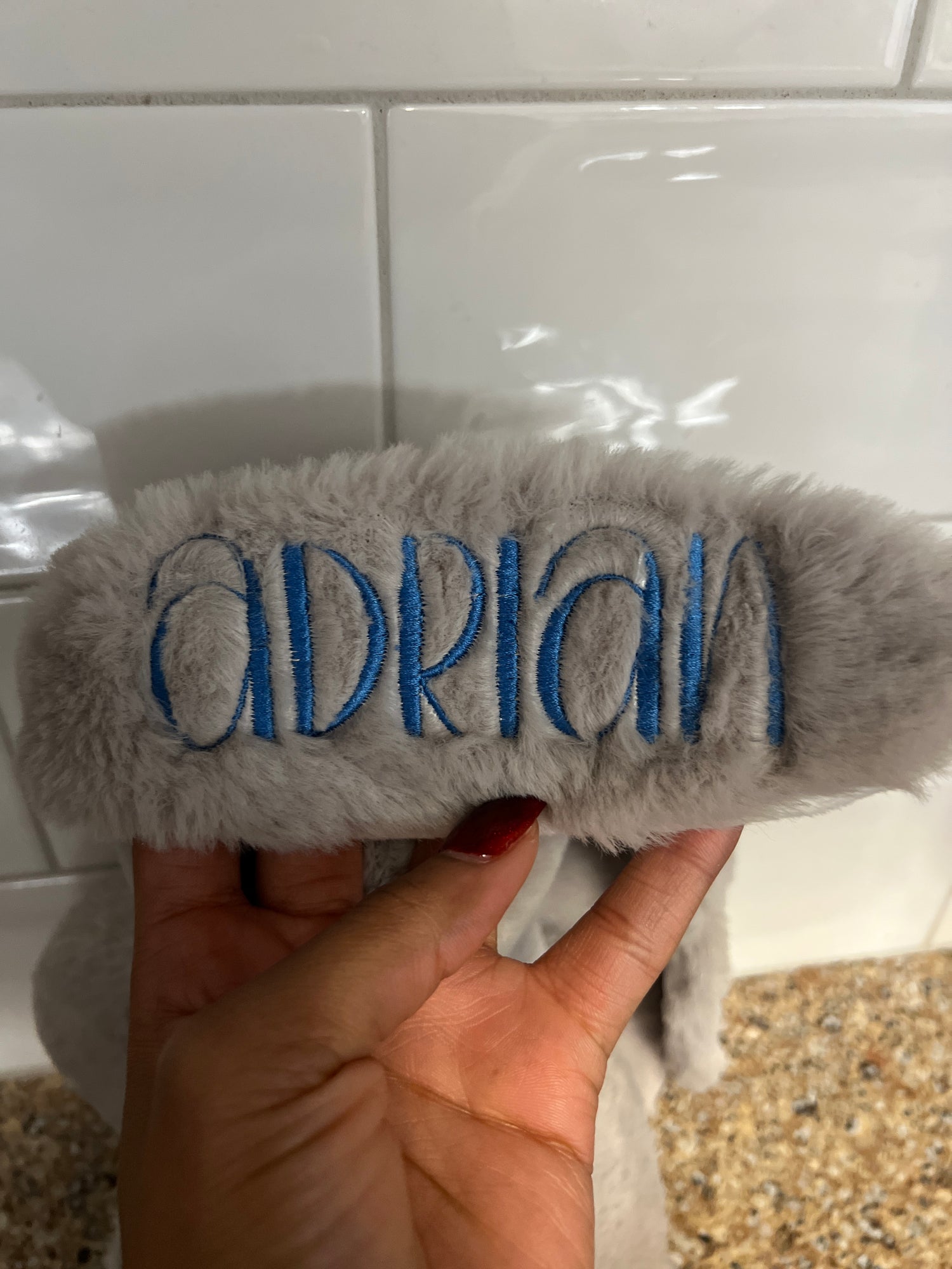 Embroidered Stuffed Bunny