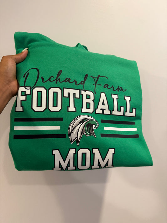 Orchard Farm Football Mom Spirit Shirt – Customizable Game Day Wear
