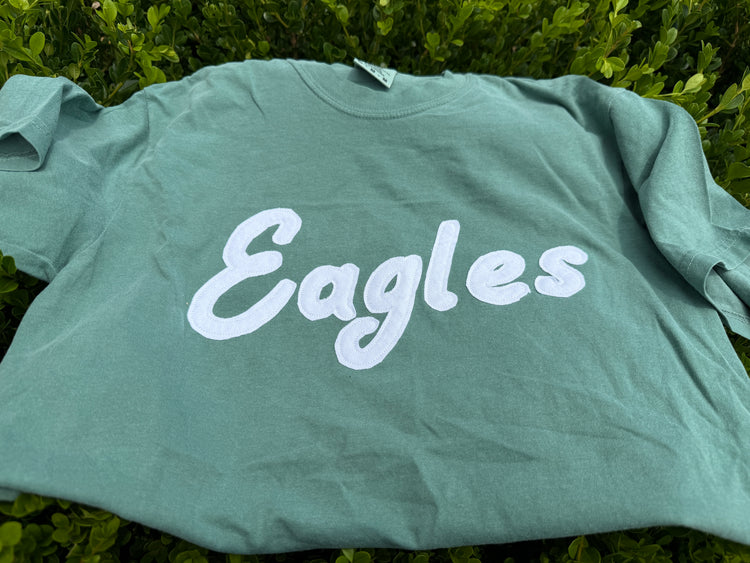Eagles Script Appliqué T-shirt