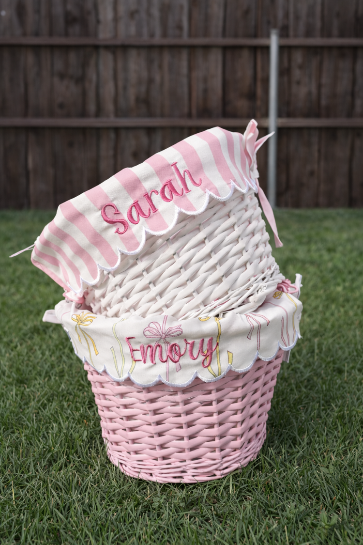 Embroidered Easter Basket