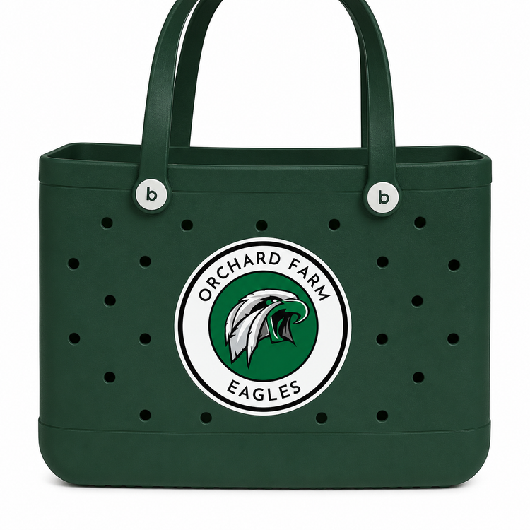 Orchard Farm Eagles Rubber Tote | Limited Preorder
