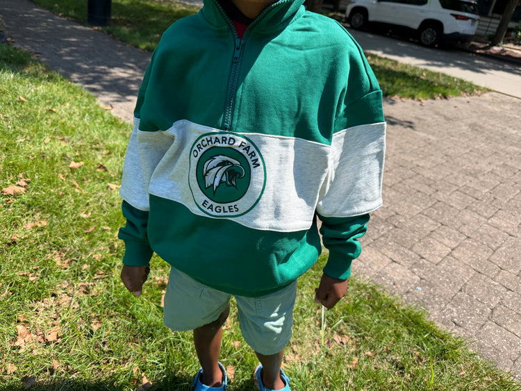 PRE-ORDER only! Orchard Farm Eagles Quarter Zip