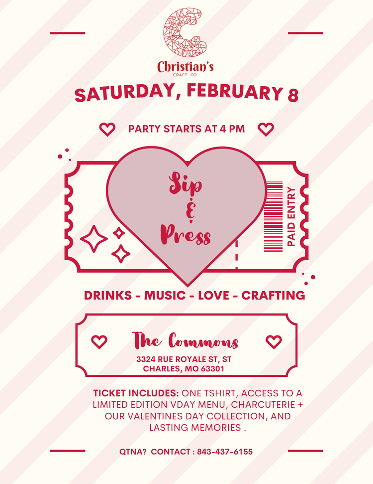 Sip & Press Event Ticket