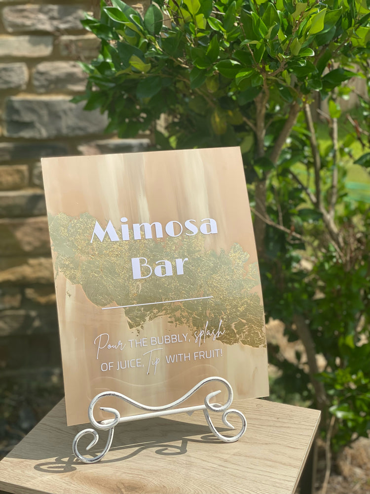 Mimosa Bar sign