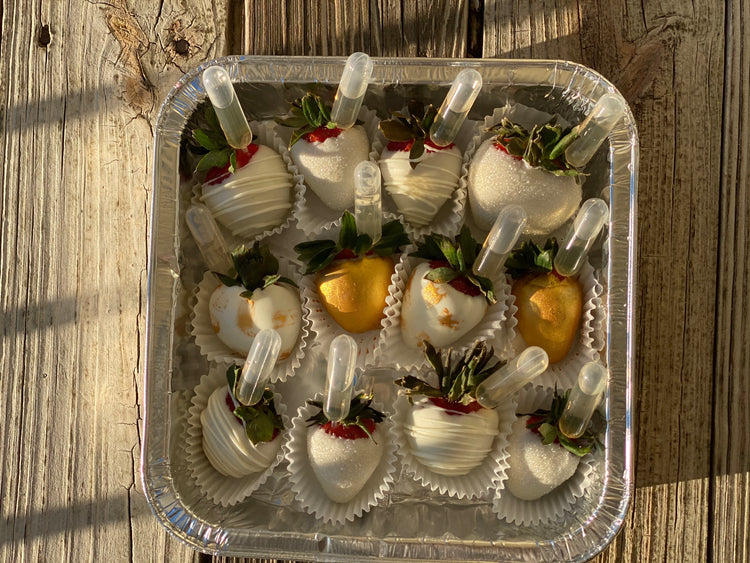 Infused Chocolate Coved Strawberries