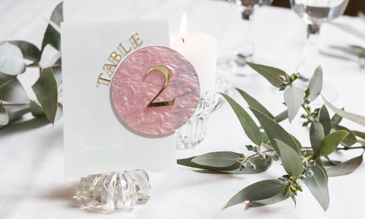 Acrylic Table Numbers